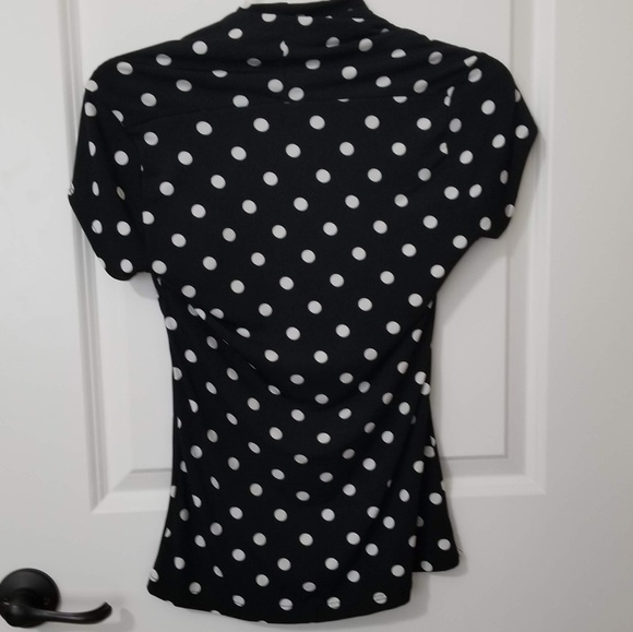 Polka Dot Caplet Top - Picture 2 of 2